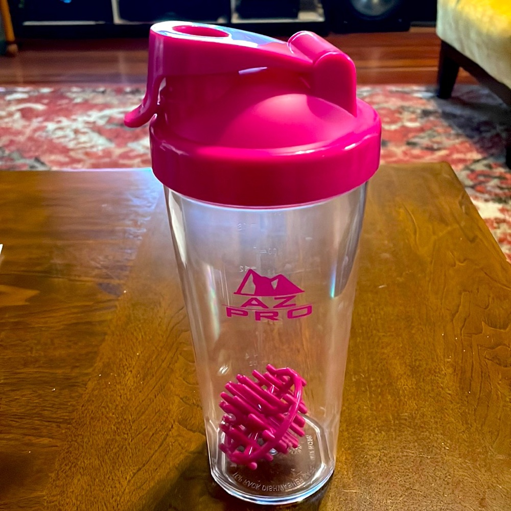 Pink Blender Bottle